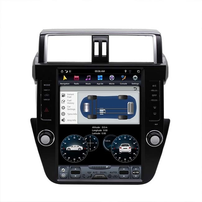 12,1 cala 128G Toyota Sat Nav 6-rdzeniowy panel dotykowy ISP