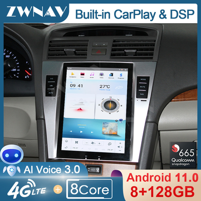 Radio samochodowe 10,4 cala 128G Android 11 dla Toyota Camry 40 2007-2011