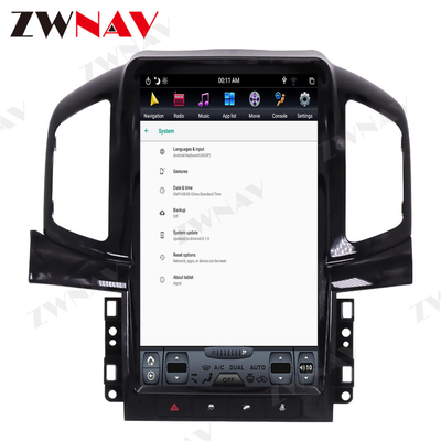 Nawigacja GPS Radioodtwarzacz samochodowy Android 11 Chevrolet Captiva 2013-2017 Styl Tesli