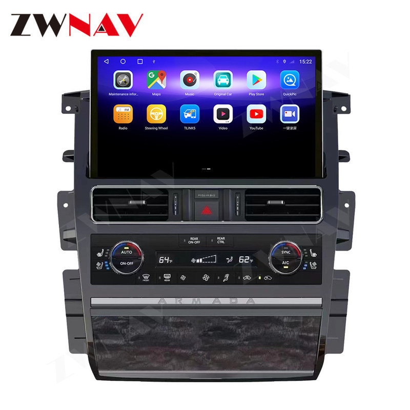 Auto stereo Nissan Patrol Armada Y62 nawigacja samochodowa GPS odtwarzacz multimedialny