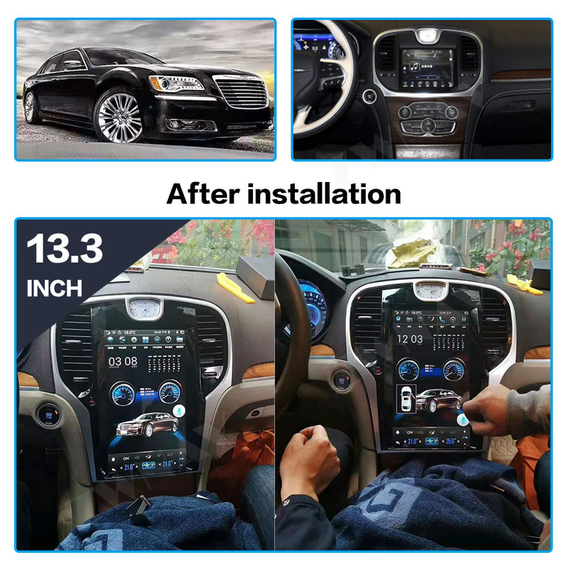 Radio samochodowe 300C Chrysler 2013-2019 Nawigacja GPS Carplay Auto Stereo