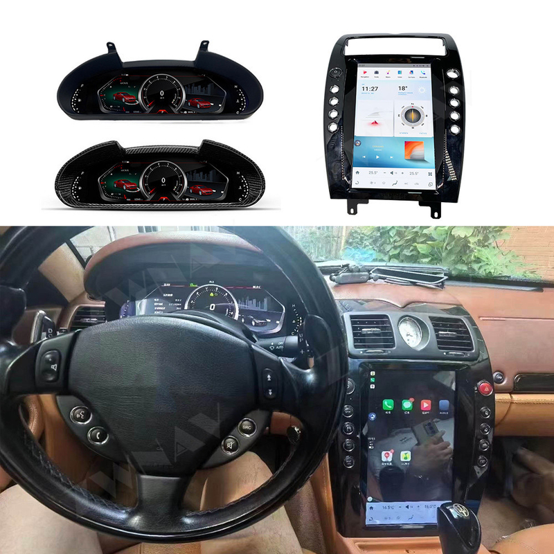 LCD Deska rozdzielcza samochodu Cyfrowy klaster Maserati GT/GC Grancabrio GranTurismo Android