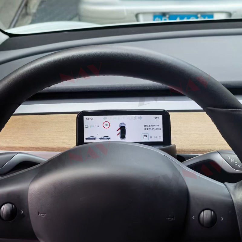 Cyfrowy ekran klastra Tesla Model 3 Model Y Deska rozdzielcza LCD samochodu AMD/Intel