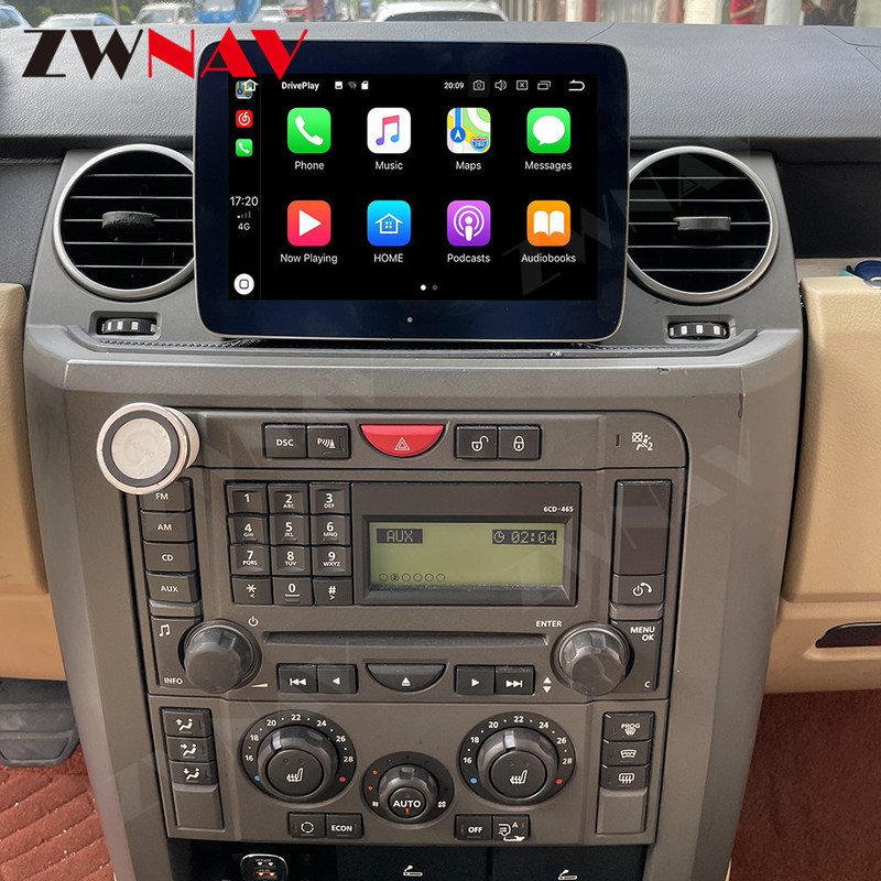 Samochodowa nawigacja GPS odtwarzacz multimedialny jednostka główna dla Land Rover Discovery 3 2004-2010