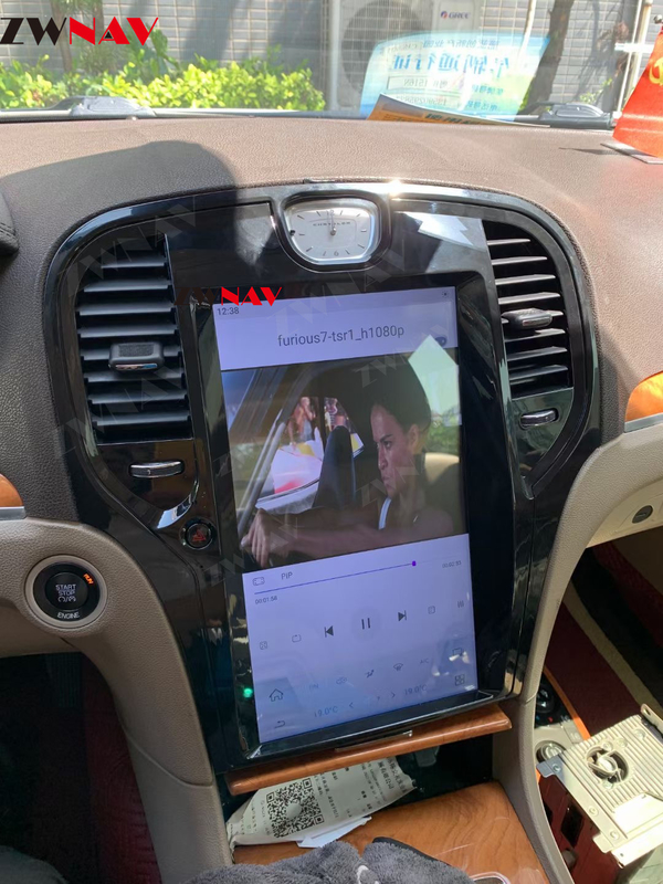 13.3 calowy pionowy ekran dotykowy nawigacja samochodowa GPS dla radia samochodowego Chrysler 300C