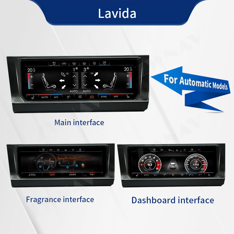 6.9 ''Carplay Radio samochodowe Panel Klimaanlage dla Volkswagena Lavida Bora Golf 7