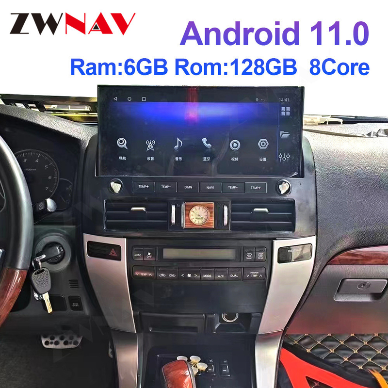 Radio samochodowe z androidem 6G Toyota Prado 2003-2010 nawigacja samochodowa GPS odtwarzacz multimedialny Radio