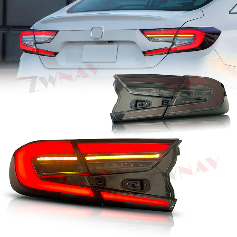 Tylne światło samochodu 2022 model dla Honda 11. generacji Civic LED modyfikacja zespołu podwójnych soczewek