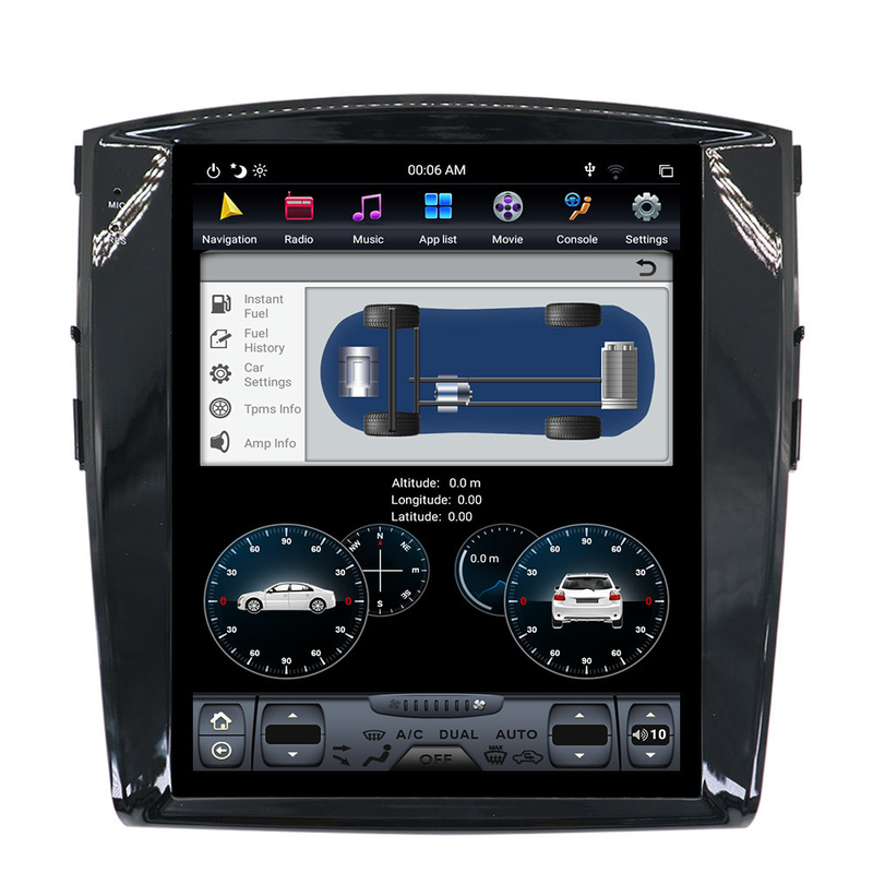 Radioodtwarzacz samochodowy z ekranem dotykowym 64 GB Android 9 dla Mitsubishi Pajero V97 V93