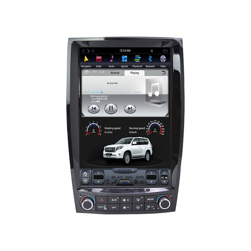 DC12V Infiniti Q50 Aftermarket Stereo z ekranem dotykowym Android radio PX6
