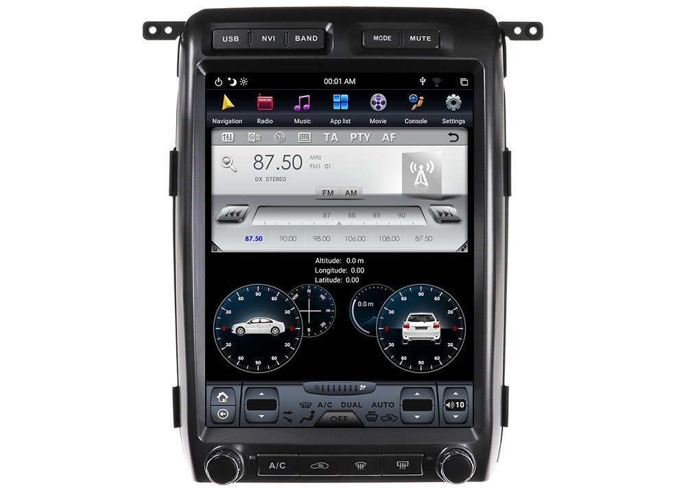 64 GB Samochodowa jednostka główna Android PX6 13-calowy ekran dotykowy HD Ford Raptor F150 Carplay