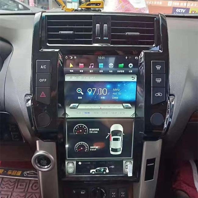 NXP6686 Toyota Prado Jednostka główna Single Din Android Car Stereo 13,6 cala