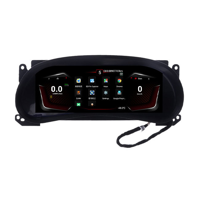 12V 1920*720 Jeep Wrangler Digital Dash Android 9 zestaw wskaźników samochodowych