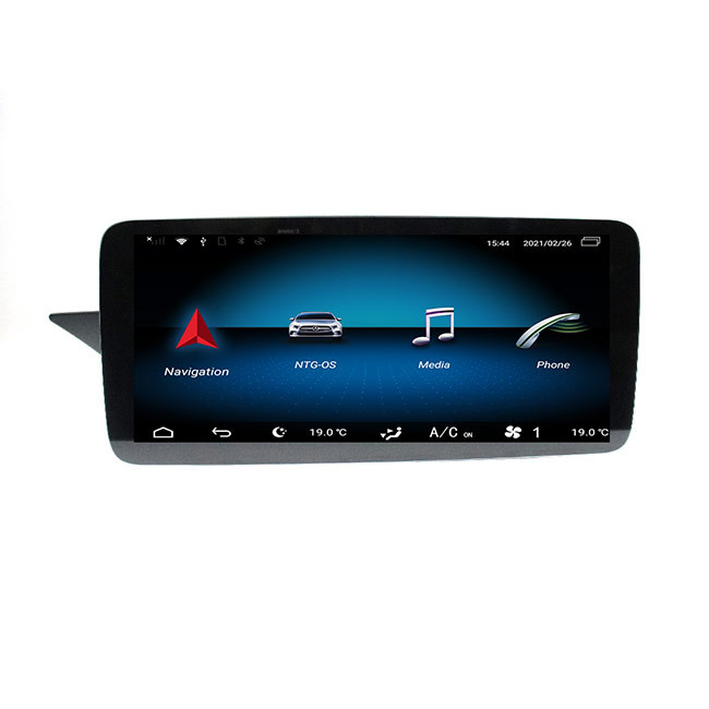 12,3 cala Mercedes Benz Radioodtwarzacz Pojedynczy Din Android 10.0 45V Samochodowe radio GPS