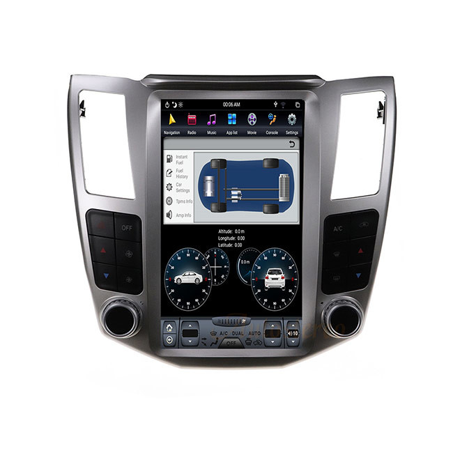Tesla Style lexus android radioodtwarzacz mapy 3D GPS radio samochodowe stereo 11.8 cala;