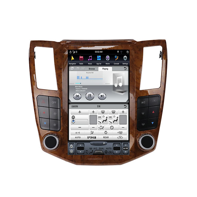 Android 9 Single Din Car Stereo Sat Nav Head Unit 12,1 cala OEM ODM