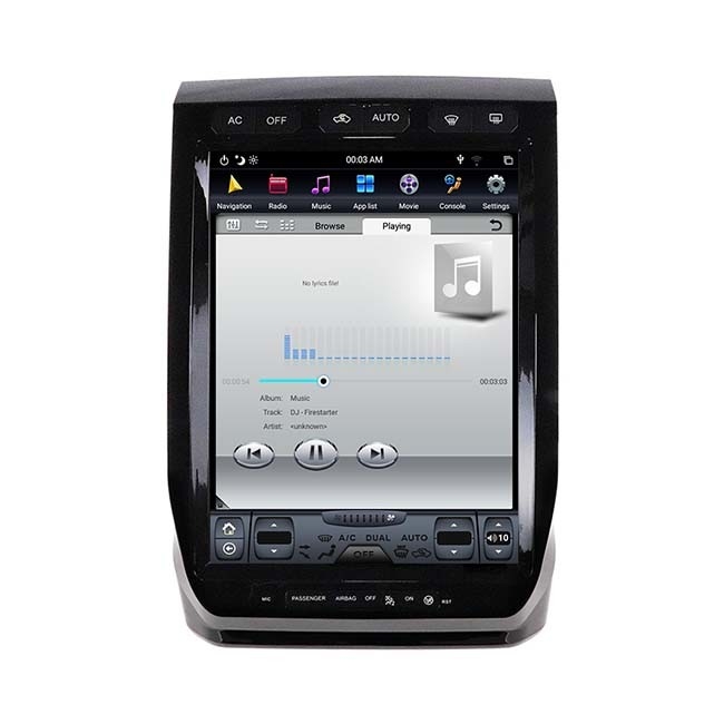 Odtwarzacz multimedialny Samochodowa jednostka główna Android Pojedynczy Din 12V 1024 * 768 Ekran