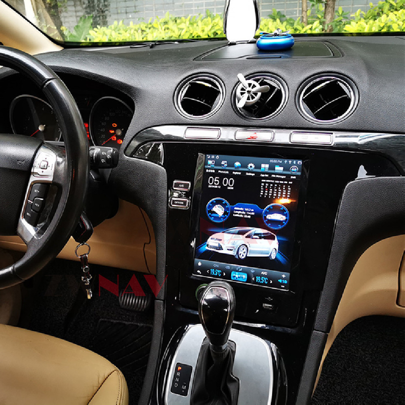 Radio samochodowe z nawigacją radioodtwarzacz stereo Android 11 Carplay dla Ford S-Max Galaxy 2007-2015