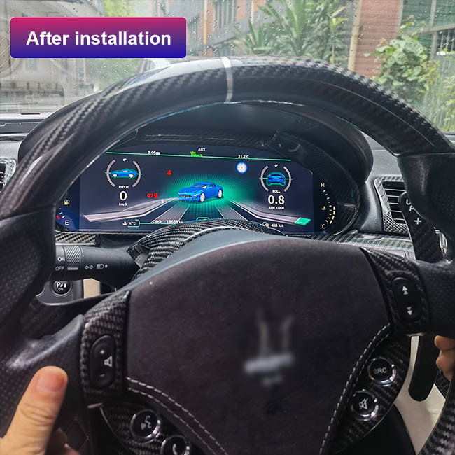 Samochodowy odtwarzacz multimedialny z Androidem o przekątnej 12,3 cala dla Maserati GT / GC GranTurismo 2007-2017