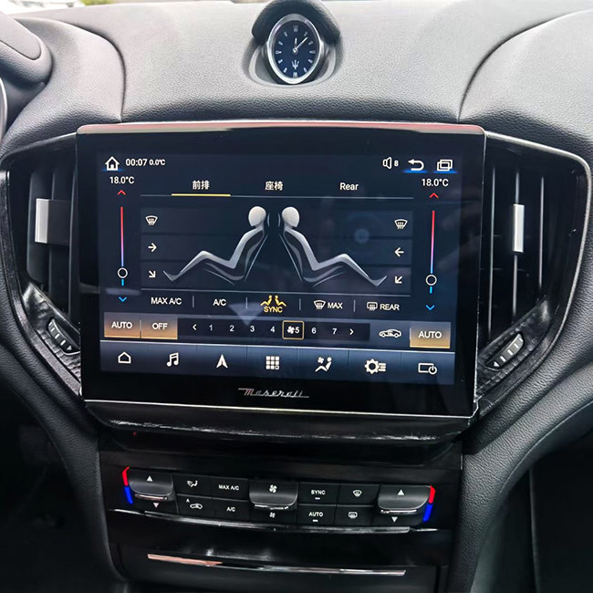 2 Din Android Auto Stereo Odbiornik Odtwarzacz multimedialny GPS dla Maserati Ghibli 2017-2020